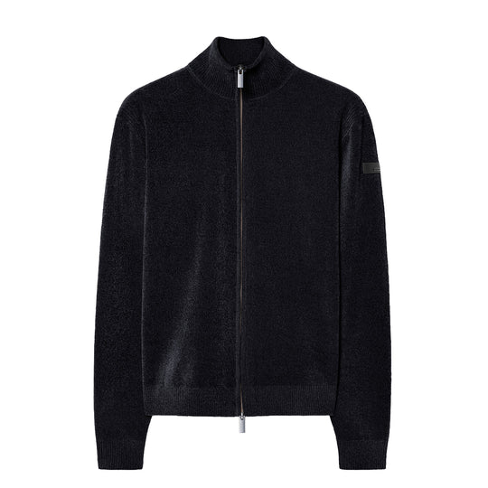 RRD Men's VELVET Zip-Up Sweater - Blue