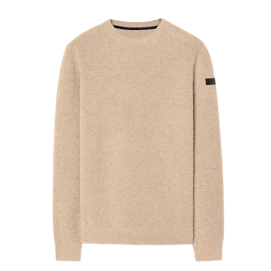 RRD Men's Crew-Neck Sweater BOUCLÈ - Sand