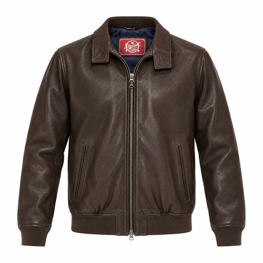 STEWART bomberjack NUVOLA MISSISIPI - Bruin/Blauw