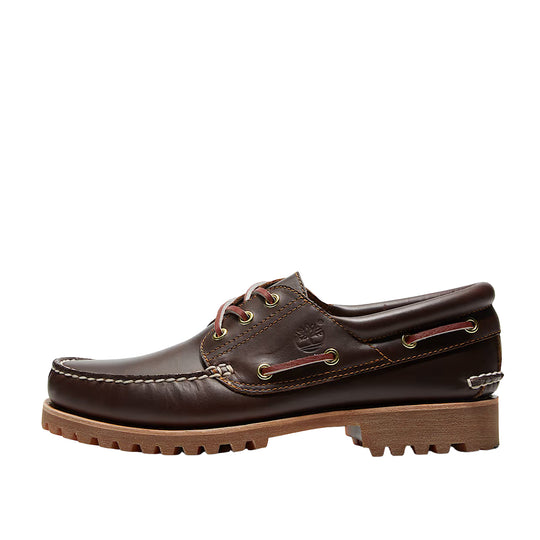 TIMBERLAND Scarpa da Barca AUTHENTIC 3-Eye LUG HANDSEWN - Marrone