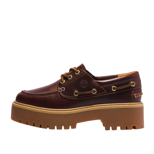 TIMBERLAND Scarpa da Barca Donna con PLATEAU STONE STREET - Marrone
