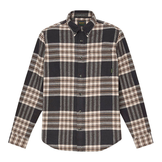 TIMBERLAND Camicia Uomo REGULAR a Quadri Indigo - Nero/Panna