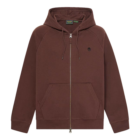 TIMBERLAND Men's Hooded Full-Zip Sweatshirt EXETER RIVER - Brown
