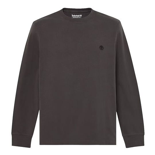 TIMBERLAND T-shirt Slim Uomo M/L con Ricamo DUNSTAN RIVER - Nero Lavato