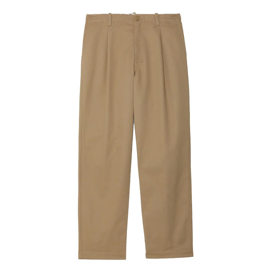 UNIVERSAL OVERALL Pantaloni Uomo Gamba Affusolata in twill con pinces - Beige