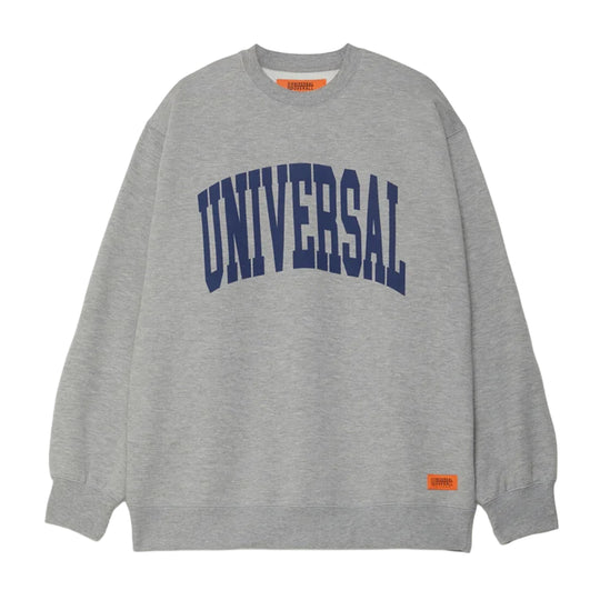 UNIVERSAL OVERALL Felpa con logo UO - Grigio