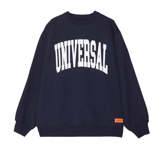 UNIVERSAL OVERALL Felpa con logo UO - Blu