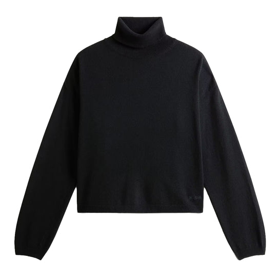 WOOLRICH Maglione Donna in misto Lana e Cashmere - Nero