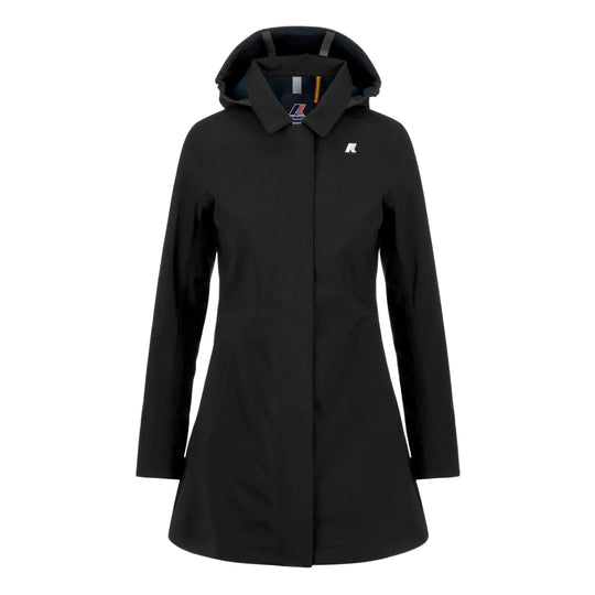 K-Way Mathy Bonded Damenjacke Schwarz / Blau