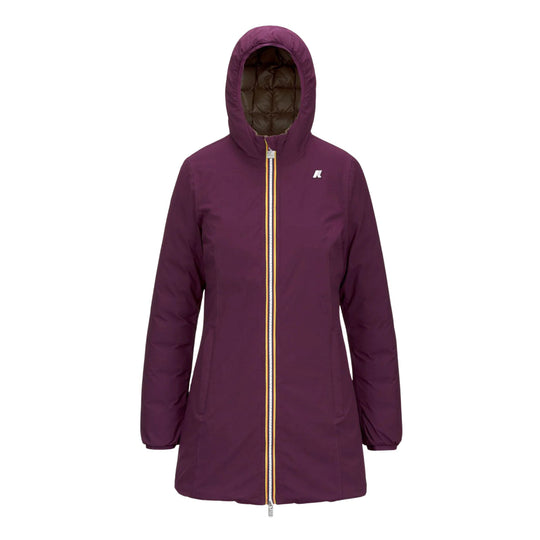 K-Way Denise St Thermo Reversible Damenjacke Lila / Braun