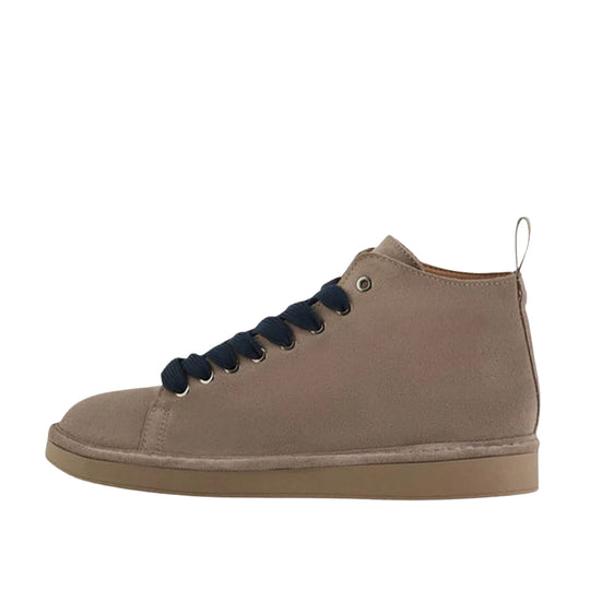 Polacchini Uomo Panchic P01 Suede Foderato Beige / Blu
