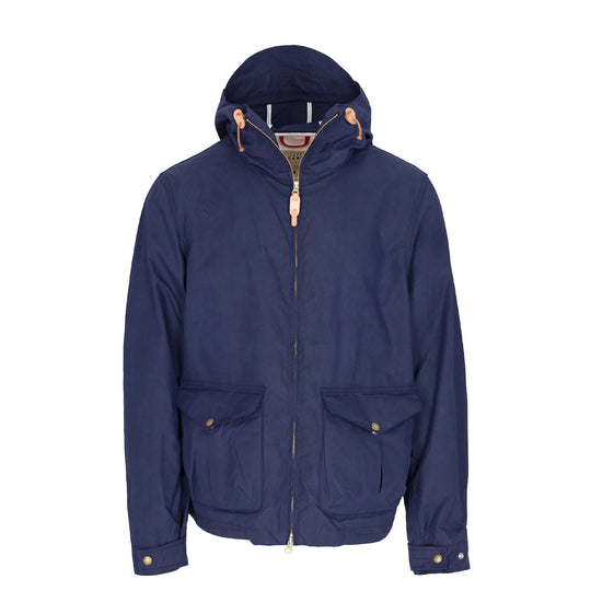 Giubbino Manifattura Ceccarelli Hooded Blazer Coat Blu Navy