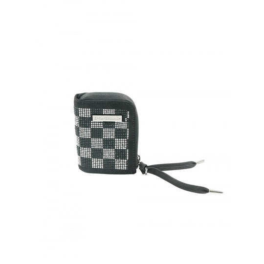 SPRAYGROUND Portafoglio TRINITY CHECKERED - Nero/Argento