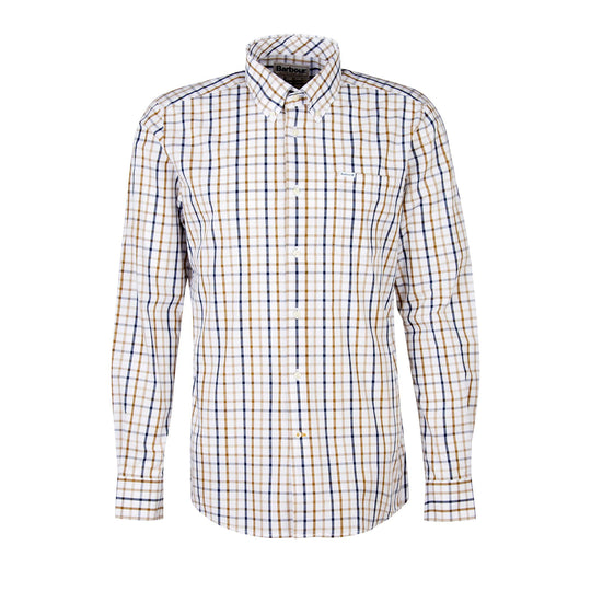 Men's Shirt Barbour Eldon Tailored White / Blue / Beige