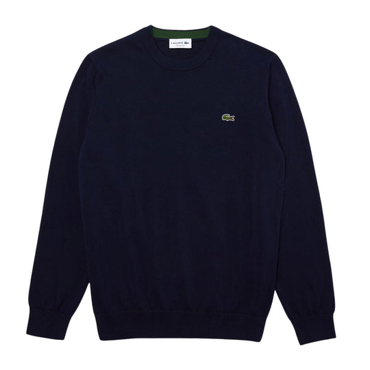Herrenpullover Lacoste Rundhalsausschnitt Blau