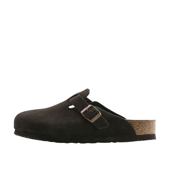 Sabot Unisex Birkenstock Boston Plantare Morbido Marrone