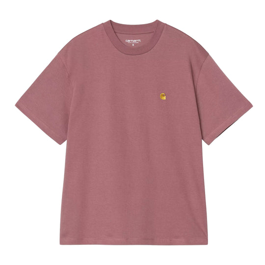 Women's Carhartt WIP W' S/S Chase Pink Onion T-shirt