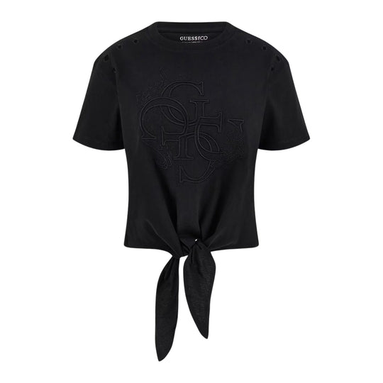 Dames T-shirt Guess Boxy Cropped Logo