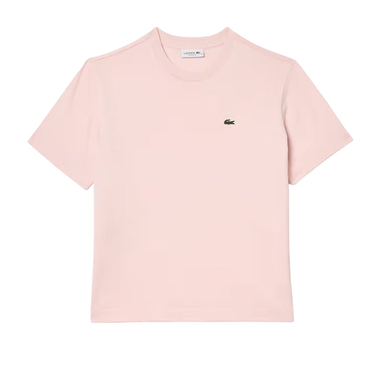 Dames T-shirt Lacoste Relaxed Fit Roze