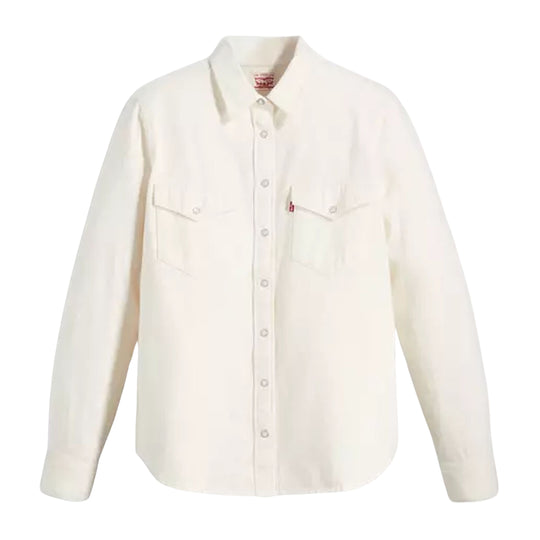 Dames Overhemd Levi's Western Essential Ecru