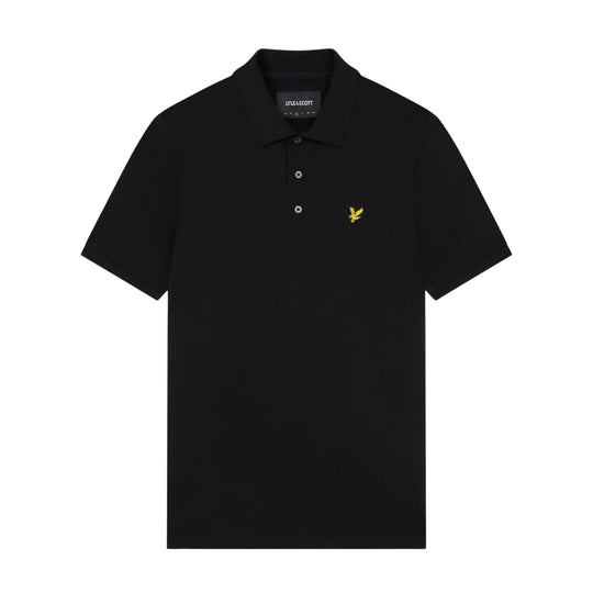 Polo Uomo Lyle & Scott Logo Nero