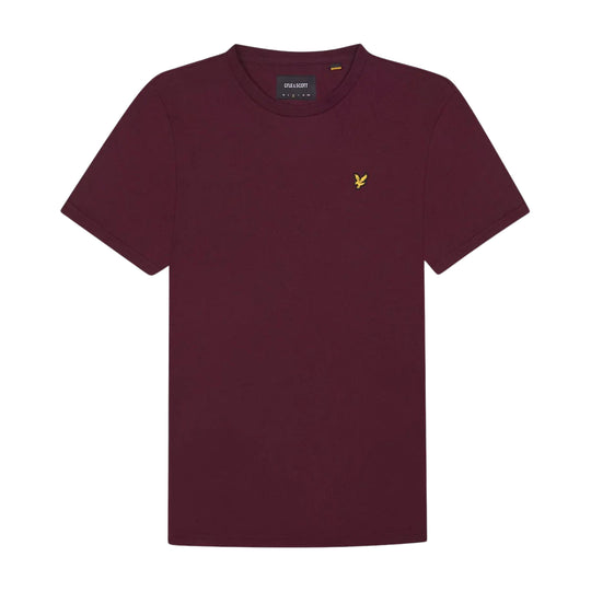 Men's Lyle & Scott Bordeaux Logo T-shirt