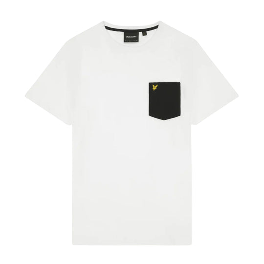 Men's T-shirt Lyle & Scott Pocket White / Black