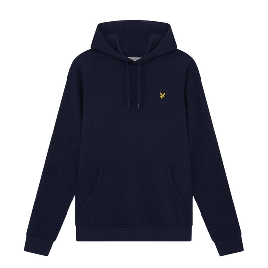 Felpa Cappuccio Uomo Lyle & Scott Logo Blu