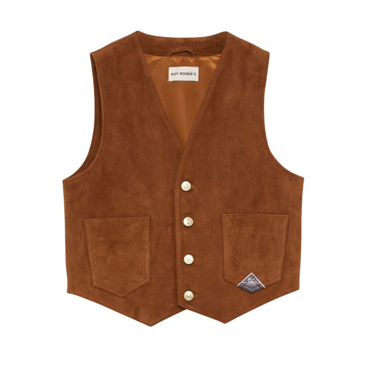 Women's Roy Roger's Brown Suede Vest