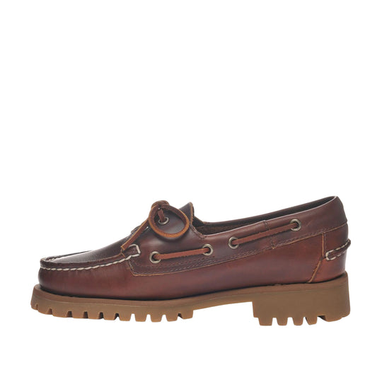 Women's RANGER WAXED Leather Loafers Brown