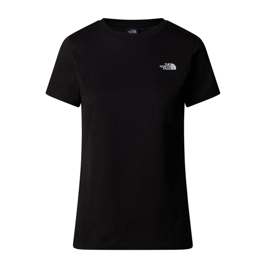 Dames T-shirt The North Face Simple Dome Zwart