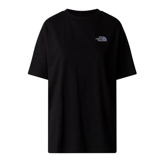 Dames T-shirt The North Face Oversize Simple Dome Zwart