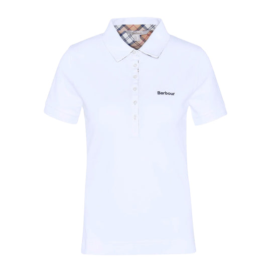 Polo Donna Barbour Portsdown Top Bianco