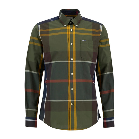Camicia Uomo Barbour Harris Tailored Blu/Verde/Bordeaux