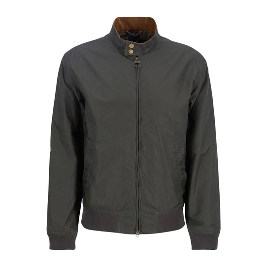 Giubbino Uomo Barbour Lightweight Royston Wax Verde