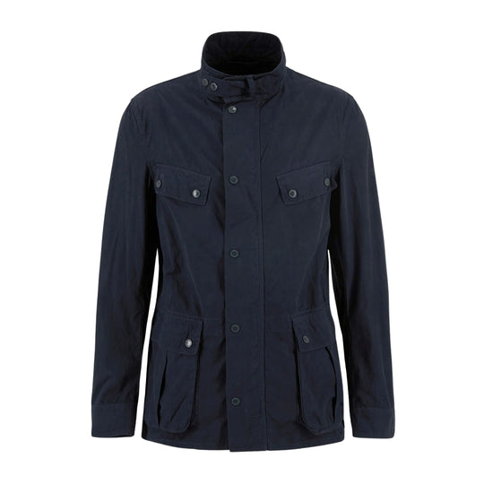 Giubbino Uomo Barbour International Garment Dyed Duke Blu