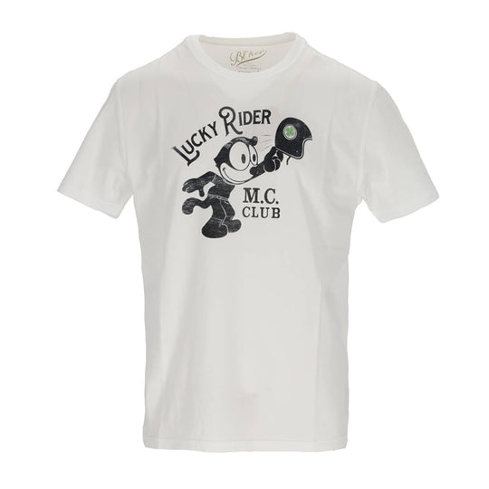 Herren-T-Shirt Bl'Ker Lucky Rider Felix Weiß