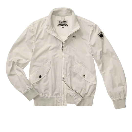 Herren-Bomberjacke Blauer Badger Eisblau