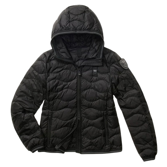 Giubbino Donna Blauer Camelia Roller Nero