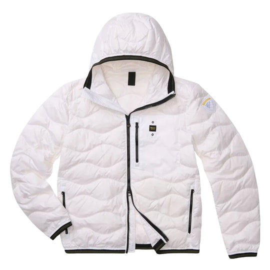 Giubbino Uomo Blauer Bomber Roller 100Gr Bianco