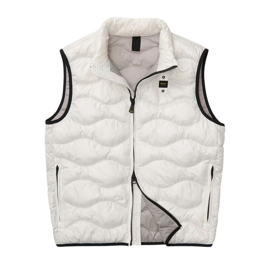 Gilet Uomo Blauer Roller 100Gr Bianco