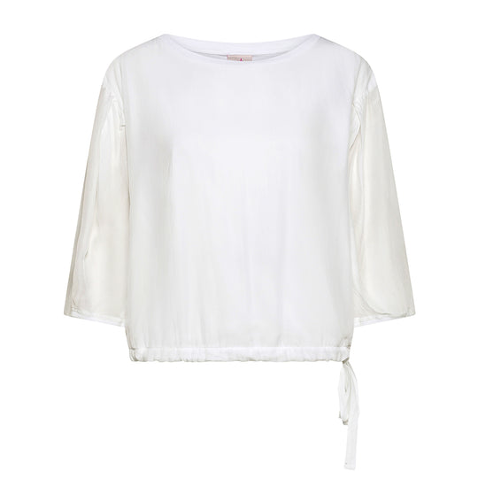 Damen-T-Shirt Deha Wide Layered Weiß