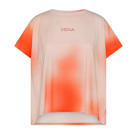 Damen-T-Shirt Deha All-Over Orange Multicolor
