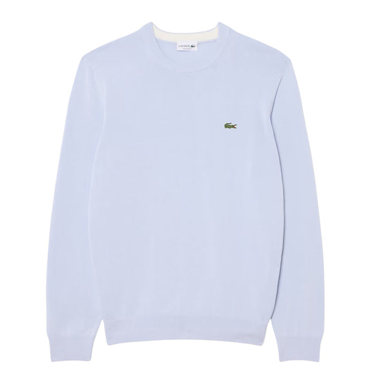 Maglia Uomo Lacoste Girocollo Unito Celeste