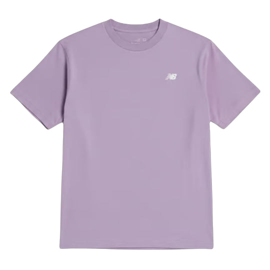 Heren T-shirt New Balance Essential Logo S/S Paars