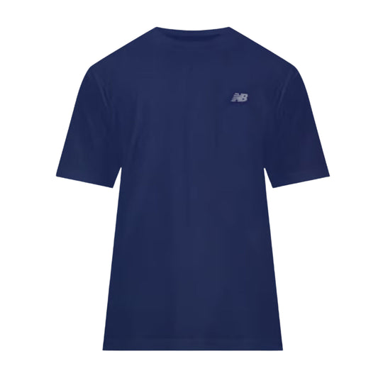 Heren T-shirt New Balance Essential Logo S/S Blauw