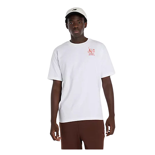 Heren T-shirt The North Face Ramen S/S Wit