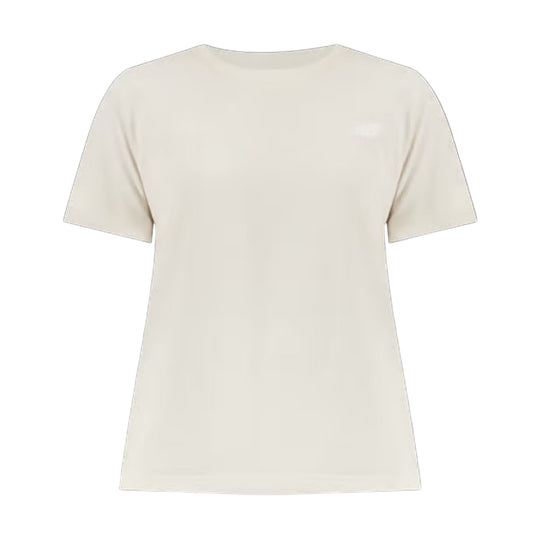 Dames T-shirt New Balance Essential T-Shirt Crème