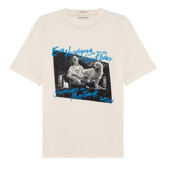 T-Shirt Donna Roy Roger'S Montauk T-Shirt Bianco Multicolor