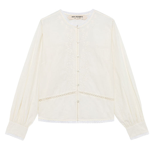 Camicia Donna Roy Roger'S Shirt Long Farm Burro